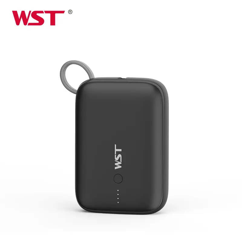 Быстрая зарядка мини портативное зарядное устройство 10000 мАч с кабелем PD 20 Вт портативное зарядное устройство маленькое