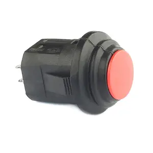 Interruptor de botón momentáneo con luz 16mm 3A 240V Circular pequeño interruptor de tamaño