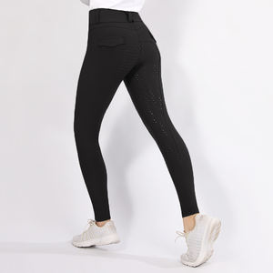 רכיבה על סוסים rhinestone מותאם אישית עם כיס טלפון כיס עמיד למים בד פוליאסטר מושב מלא - Product Image 5