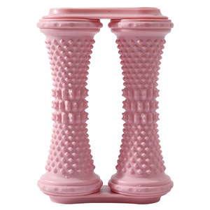 Foot Massage Roller Dual Wheel Pink For Foot Relief And Exercise - Product Image 5