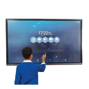 High Quality Interactive Whiteboard Software Technology Products for 2023 Smart Technology for School New 16:9 Bis LED Black 78