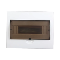 Boîte de panneau de distribution en plastique à montage encastré 12 voies boîte de commande de disjoncteur de carte électrique