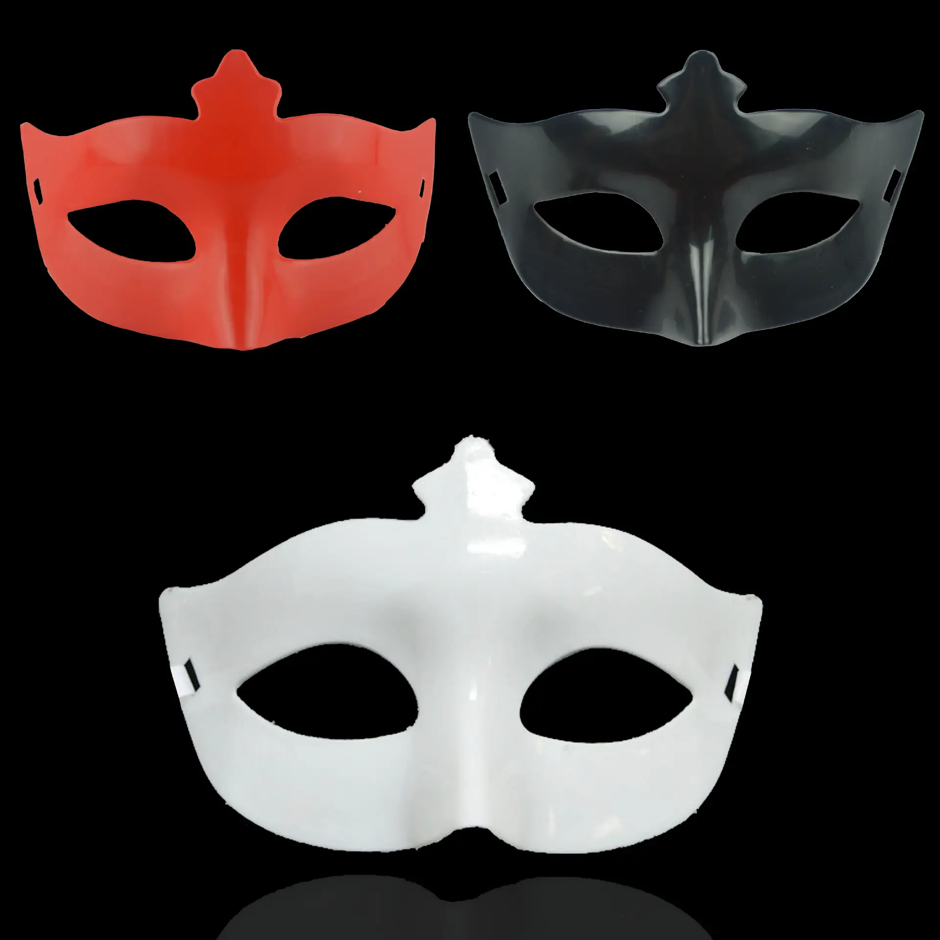 Maschera per feste in stile veneziano maschera per mezza faccia in plastica divertente maschera per adulti