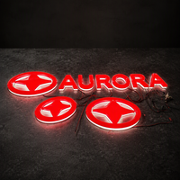 Enseigne LED rétroéclairée 3D, lettres en acrylique personnalisées, découpe laser, signalétique PVC, logo pour entreprise, salon, boutique de tabac, bar, bâtiments, DC