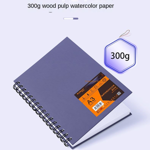 Album per Arte ad Acquerello in Carta Colorata di Polpa di Legno 1,1 kg Formati A3/<span class=keywords><strong>A4</strong></span> 30 Pagine Kilang Langsung - Product Image 1