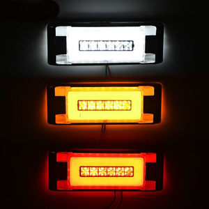 ไฟเลี้ยวขอบกว้างสำหรับรถ12V24V 27LED ไฟติดขอบข้างรถบรรทุก - Product Image 4