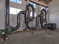 HR Offre Spéciale scie poussière Machine de séchage flux d'air biomasse sciure de bois Cyclone séchoir Shisha charbon de bois séchoir