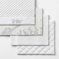 Tissu de rebord de matelas pas cher, stock de fin de série, tissu jacquard tricoté pour matelas et oreillers d'hôtel