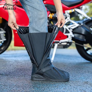 Fundas de PVC Reutilizables, Antideslizantes e Impermeables para <span class=keywords><strong>Zapatos</strong></span> de Motocicleta, Tamaños Personalizables, Cubrebotas Altos para Adultos, Protección Contra la Lluvia - Product Image 4