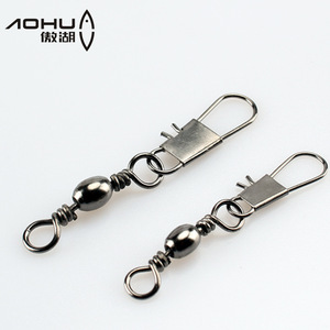 ตะขอเกี่ยวสายเบ็ดตกปลา Aohu แบบหมุนได้ ผลิตจากทองแดงผสม บรรจุภัณฑ์แบบแพ็คใหญ่ สำหรับอุปกรณ์ตกปลา - Product Image 4