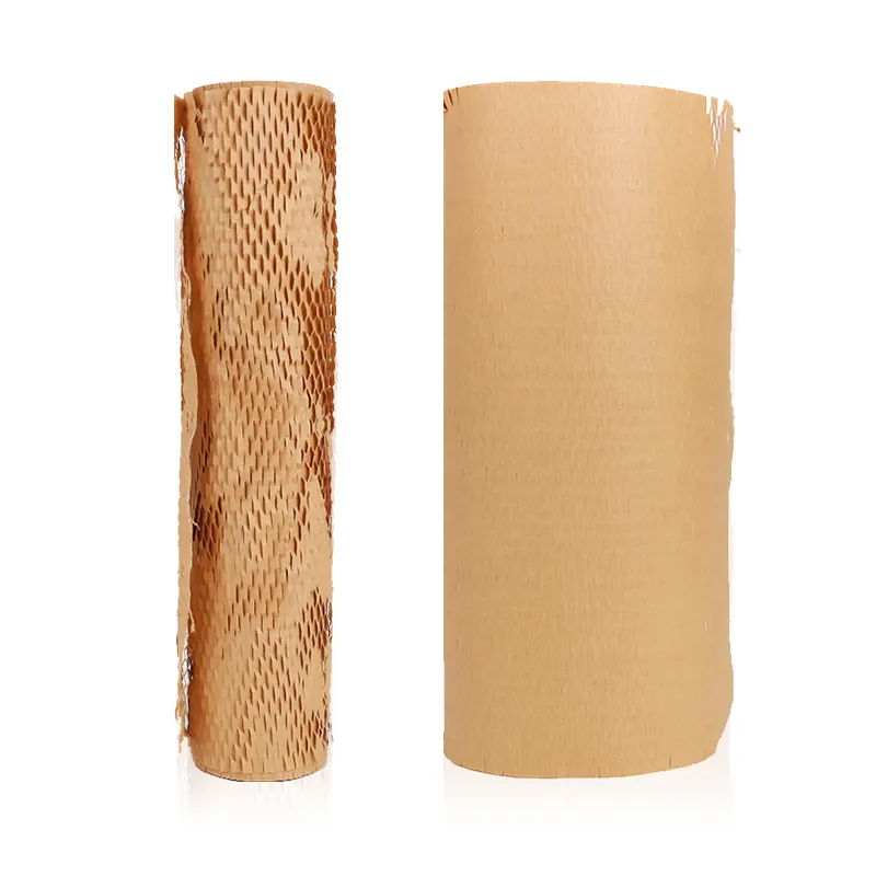 Eco Friendly Recyclable Logistics Honeycomb Paper Wrap Packaging Protective Honeycomb Kraft Wrapping Paper