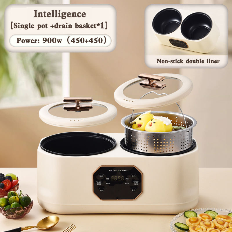 Pot simple Smart Style + panier en acier inoxydable