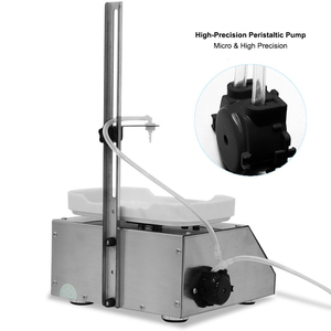 Petite pompe péristaltique, machine de remplissage par pesage M90, haute précision 0,5-10g pour colle, huile, parfum, liquide - Product Image 3