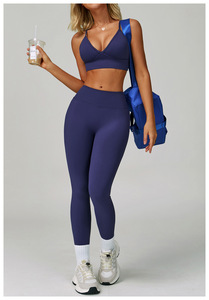 Spallacci per <span class=keywords><strong>reggiseno</strong></span> Yoga senza cuciture con Logo personalizzato bellissimo abbigliamento sportivo ad asciugatura rapida - Product Image 4