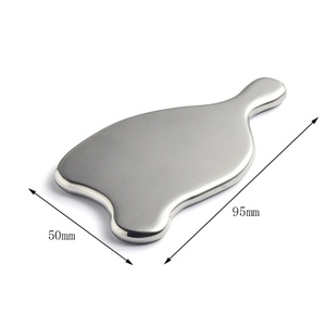 New Style Fast Delivery Custom Logo Face Body Neck Guasha Boards Metal Massage <b>Tool</b> - Product Image 5