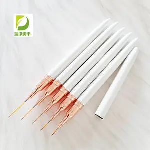 CY Professional High Quality UV Gel Polish Gold Nail Art Lines Painting Pen Brush 3D Design Manicure Nail Drawing Brush
