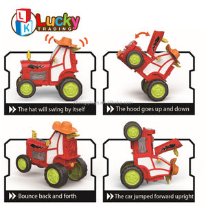 Giocattoli LK 1:18 nuova auto da ballo senza fili con musica a LED leggera a dondolo che rotolano pazzi giocattoli telecomandati per auto da salto - Product Image 2