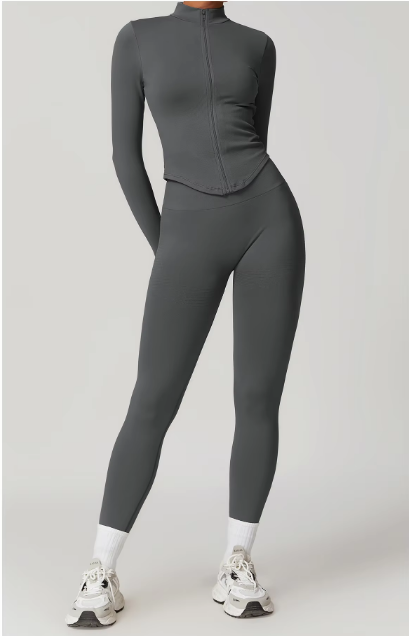 Giacca grigia+leggings