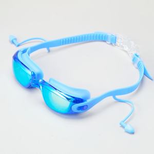 Gafas de Natación de Silicona Antivaho con Puente Nasal Reemplazable para Adultos con Auriculares, Gafas de Buceo Panorámicas - Product Image 3