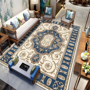 <span class=keywords><strong>Alfombra</strong></span> de salón 3D totalmente cubierta de gran tamaño de estilo chino Vintage, <span class=keywords><strong>alfombra</strong></span> plegada gruesa de terciopelo de cristal, alfombrilla de pie resistente estampada - Product Image 2