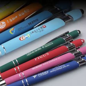 Bolígrafos Metálicos Promocionales Personalizados al por Mayor con Logotipo, Bolígrafo con Punta Táctil para Pantalla, Bolígrafo de 1.0 mm para Regalo - Product Image 5