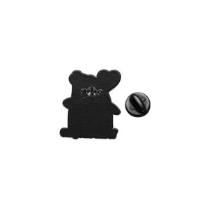 Flock Meme Figürü Kedi Emaye Rozetleri Komik İspanyolca Yo Amo a Los Gatos Yaka Broşu Toptan Satış - Product Image 5