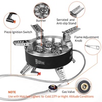 Réchaud de camping extérieur portable Fire Maple 18000W pour cuisson au gaz