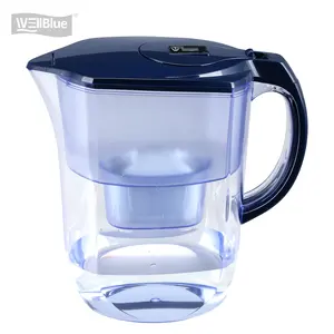 Europe and America hot selling alkaline pitcher water purifier filter pot