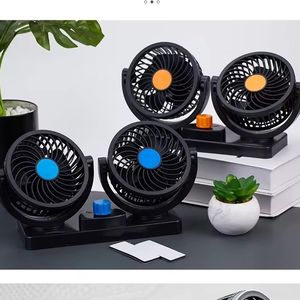<span class=keywords><strong>Ventilateur</strong></span> de voiture universel double tête 12V/24V multi-usage pour l'été, USB, pour la maison, le bureau et les camions – Fournitures de refroidissement - Product Image 2
