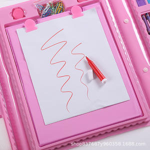 Хит продаж, набор для рисования для детей из 208 предметов, Набор для творчества, игрушки для поделок, карандаш, инструменты для рисования, наборы для детей младшего школьного возраста - Product Image 4