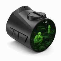Mini-viseur thermique rond à marque privée 256x192 avec écran OLED 466x466 et service de personnalisation de logo pour les acheteurs d'optiques d'extérieur
