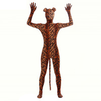 Nouvelle conception de costume de cosplay animal, combinaison sexy de tigre ou de lion, tenue amusante pour adultes pour Halloween