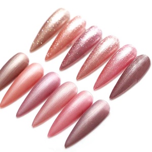 Canni — vernis à ongles Gel Uv magnétique, sous forme d'yeux de chat, couleur or Rose 5D, vente en gros - Product Image 5