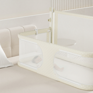 Nuovo design 3-in-1 letto in letto convertibile bambino al bambino culla multifunzionale Guardrail barriera sul comodino culla - Product Image 1