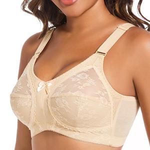 <span class=keywords><strong>Reggiseno</strong></span> a Coppa Piena Sexy in Pizzo <span class=keywords><strong>Trasparente</strong></span> Traspirante Ultra-Sottile Ricamato <span class=keywords><strong>Push</strong></span>-<span class=keywords><strong>Up</strong></span> Taglie Grandi Stile Europeo e Americano - Product Image 1