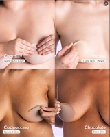 Autocollant imperméable à l'eau couverture de mamelon en Silicone Ultra mince lavable sans couture Invisible soutien-gorge Protection mamelon coussinet accessoires intimes