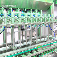 Machine de remplissage à piston entièrement automatique ZXSMART à 10 buses pour savon liquide, shampoing, détergent en bouteille