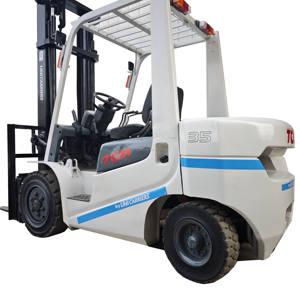 Montacargas TCM FD35 Original de 3.5 Toneladas, Montacargas Diésel Usado, Elevador TCM, Elevación de 6 m, Montacargas de Segunda Mano con Desplazamiento Lateral en Venta - Product Image 1