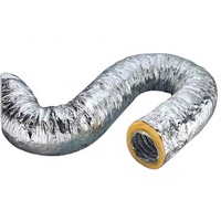 Conduite d'air flexible isolée par aluminium de ventilation pour le système de la CAHT de climatisation