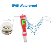 Testeur numérique multifonctionnel 4-en-1 de haute précision, type stylo, PH TDS EC Température, écran LCD, certifié CE, 1 an de garantie OEM/ODM
