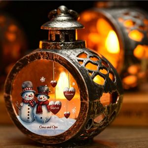 Lampe suspendue LED en forme de bougie, alimentée par batterie, décoration de fenêtre de bureau pour fête de Noël - Product Image 1