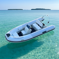 4.2m PVC/Hypalon/Orca Aluminium RIB Yacht Pas Cher Bateau Gonflable De Luxe à Vendre