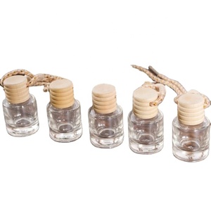 5ml Mini Air Freshener Essential Oil <b>Perfume</b> Glass <b>Bottle</b> 8ml Empty Car Hanging Diffuser <b>Bottle</b> - Product Image 1