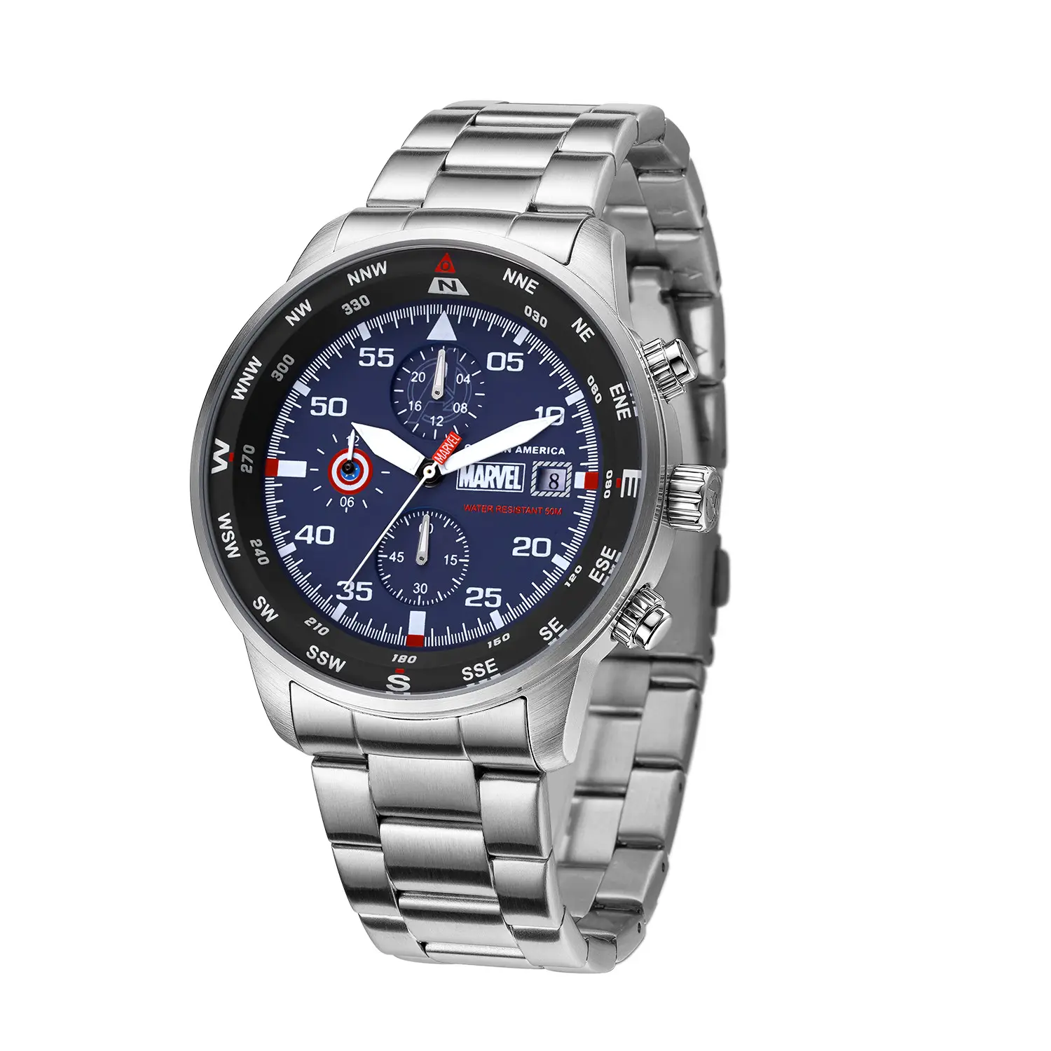 Custom Top Brand Stainless Steel Watch Business Casual Chronograph OEM Logo wrist watches men