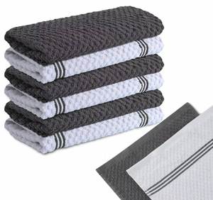 Super Absorbent Disposable Eco-Friendly Woven Cotton Kitchen <b>Towels</b> Ultra Soft Terry <b>Quick</b>-Dry for <b>Drying</b> Dishes Kitchen - Product Image 4