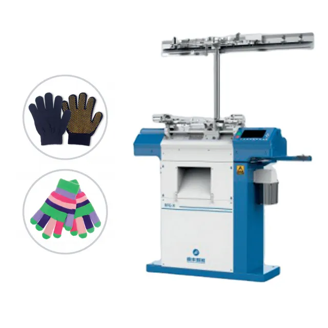 RFG-X Preço barato Hot Sale Atacado New Automatic Fashion Sports Glove Knitting Machine 7G 10G Jomda Glove Making Machines