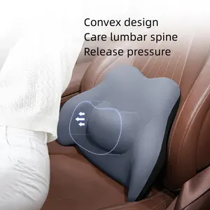 Desain Baru Bantal Pendukung Punggung Lumbar Peregang Punggung Bantal Pendukung Lumbar untuk Kantor Kursi Perjalanan Mobil