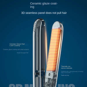 เครื่องยืดผมตรงทัวมาลีนขนาดเล็กแอลอีดีอเนกประสงค์สำหรับนักเรียนใช้ในบ้านโรงแรมนุ่มนิ่ม - Product Image 3