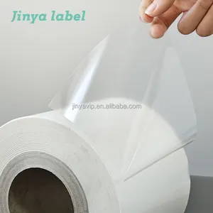 Jinya fabrika parlak BOPP etiket 7500 yazıcı etiket beyaz mürekkep püskürtmeli yazıcı etiketleri için Afinia L801 L901 yazıcı etiket