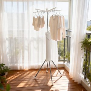 <span class=keywords><strong>Séchoir</strong></span> <span class=keywords><strong>à</strong></span> <span class=keywords><strong>linge</strong></span> pliable multifonctionnel en métal pour intérieur et extérieur, support de séchage réglable pour vêtements, vente en gros - Product Image 3